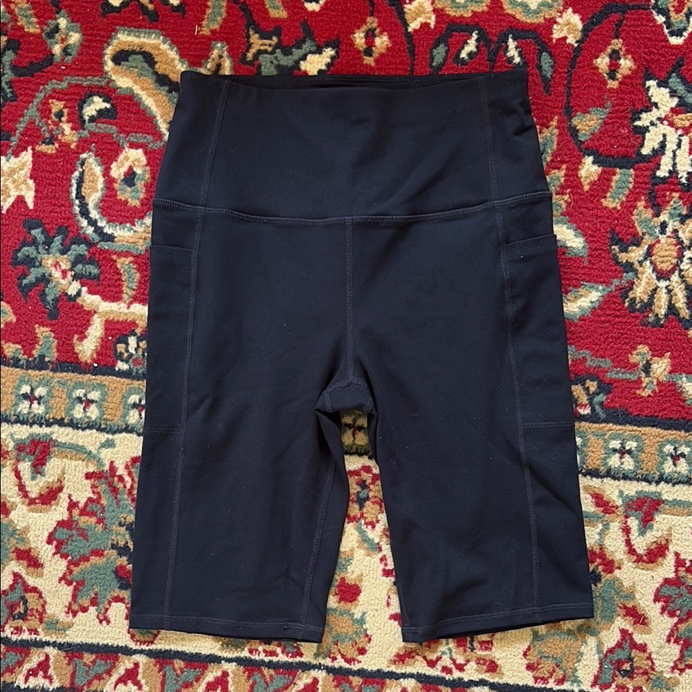 Skechers High-Waisted 10” Inseam Biker Shorts